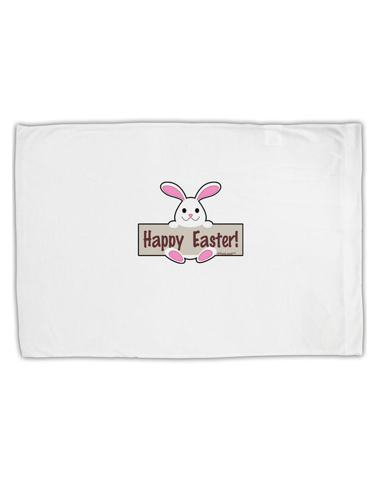 Cute Bunny - Happy Easter Standard Size Polyester Pillow Case by TooLoud-Pillow Case-TooLoud-White-Davson Sales