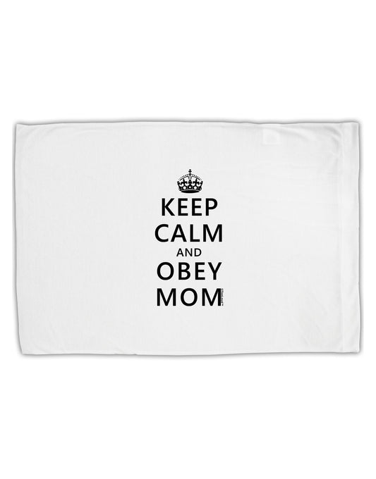Keep Calm and Obey Mom Standard Size Polyester Pillow Case-Pillow Case-TooLoud-White-Davson Sales