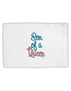 Son of a Queen - Matching Mom and Son Design Standard Size Polyester Pillow Case by TooLoud-Pillow Case-TooLoud-White-Davson Sales