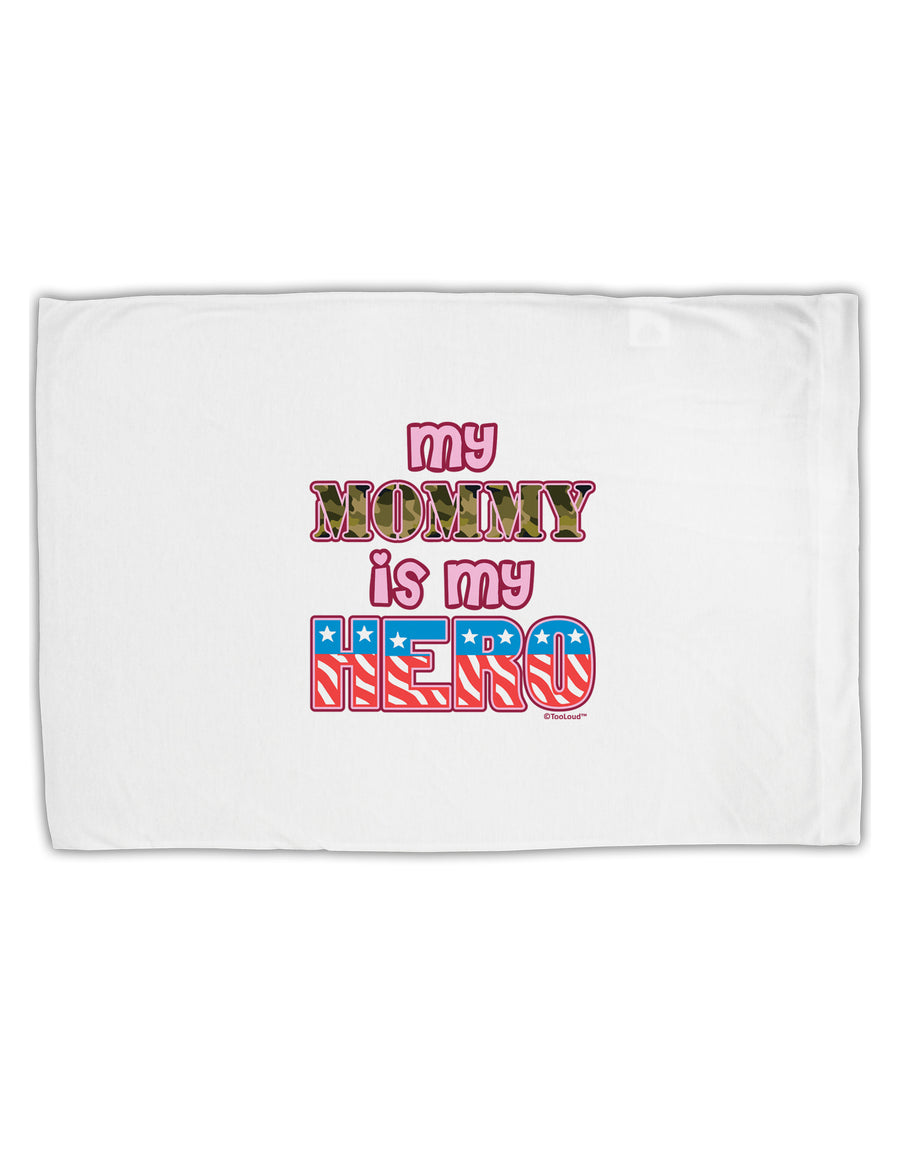 My Mommy is My Hero - Armed Forces - Pink Standard Size Polyester Pillow Case by TooLoud-Pillow Case-TooLoud-White-Davson Sales