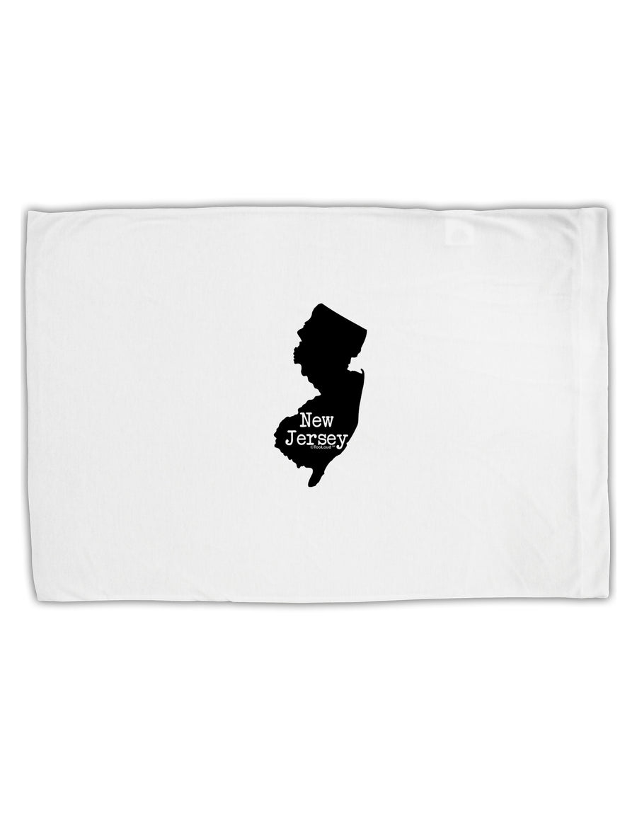 New Jersey - United States Shape Standard Size Polyester Pillow Case by TooLoud-Pillow Case-TooLoud-White-Davson Sales