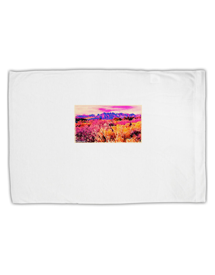 Colorful Colorado Mountains Standard Size Polyester Pillow Case by TooLoud-Pillow Case-TooLoud-White-Davson Sales