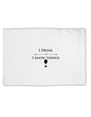 I Drink and I Know Things funny Standard Size Polyester Pillow Case by TooLoud