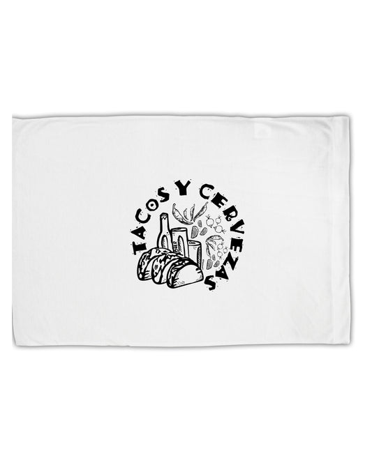 TooLoud Tacos Y Cervezas Standard Size Polyester Pillow Case-Pillow Case-TooLoud-Davson Sales