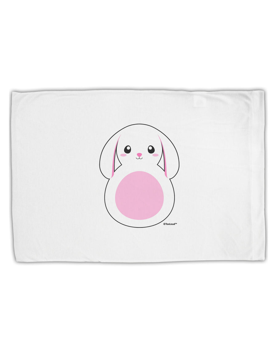 TooLoud Cute Bunny with Floppy Ears - Pink Standard Size Polyester Pillow Case-Pillow Case-TooLoud-White-Davson Sales