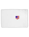 American Flag Faux Pocket Design Standard Size Polyester Pillow Case by TooLoud-Pillow Case-TooLoud-White-Davson Sales