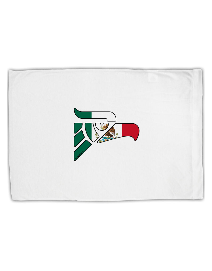 Hecho en Mexico Eagle Symbol - Mexican Flag Standard Size Polyester Pillow Case by TooLoud-Pillow Case-TooLoud-White-Davson Sales