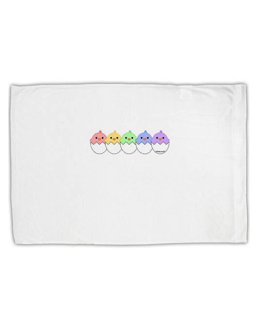 Cute Hatching Chicks Group #2 Standard Size Polyester Pillow Case by TooLoud-Pillow Case-TooLoud-White-Davson Sales