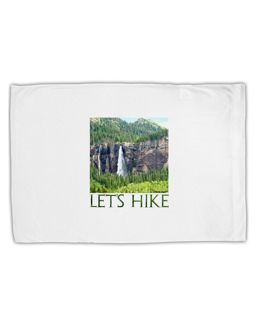 Beautiful Cliffs - Lets Hike Standard Size Polyester Pillow Case by TooLoud-Pillow Case-TooLoud-White-Davson Sales