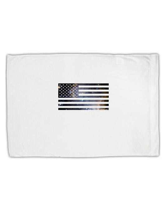 American Flag Galaxy Standard Size Polyester Pillow Case by TooLoud-Pillow Case-TooLoud-White-Davson Sales