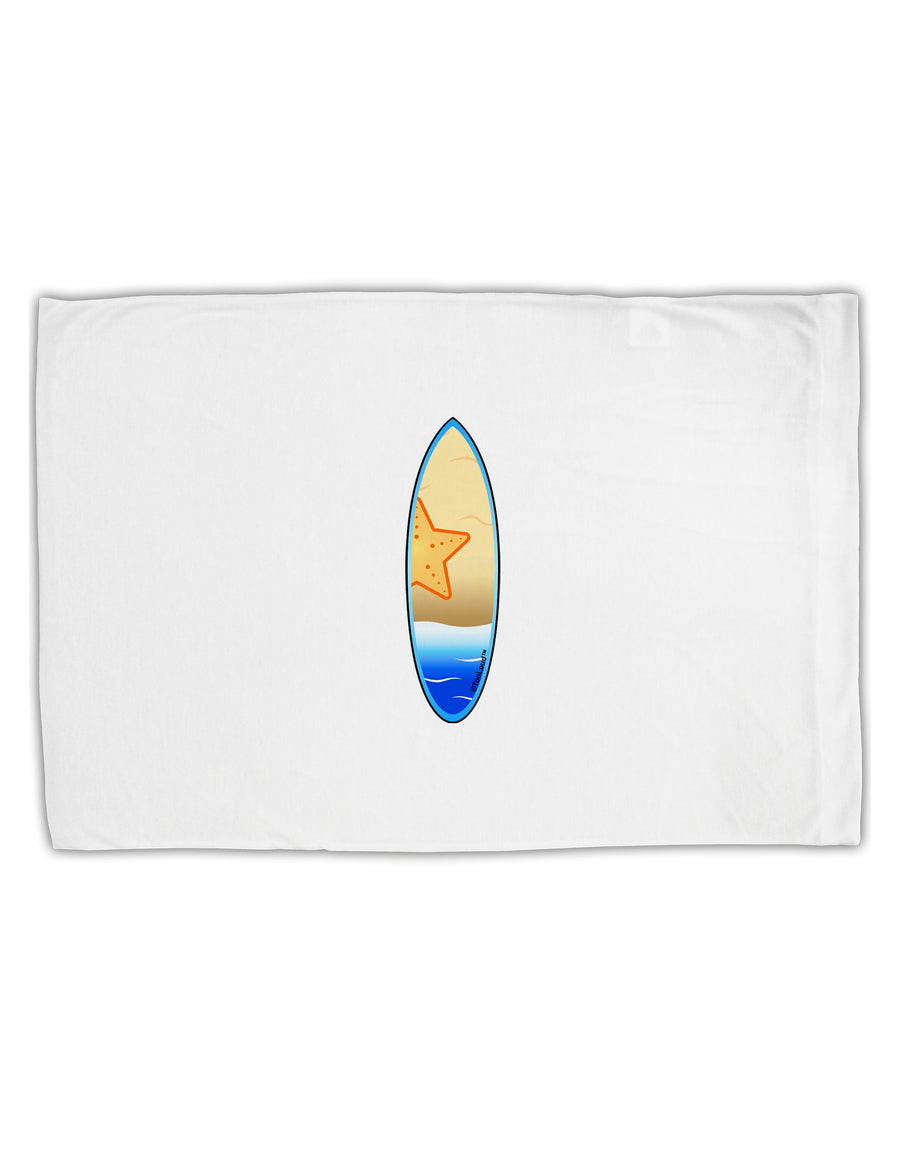 Starfish Surfboard Standard Size Polyester Pillow Case by TooLoud-Pillow Case-TooLoud-White-Davson Sales