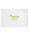 Birthday Girl Text Standard Size Polyester Pillow Case by TooLoud-TooLoud-White-Davson Sales