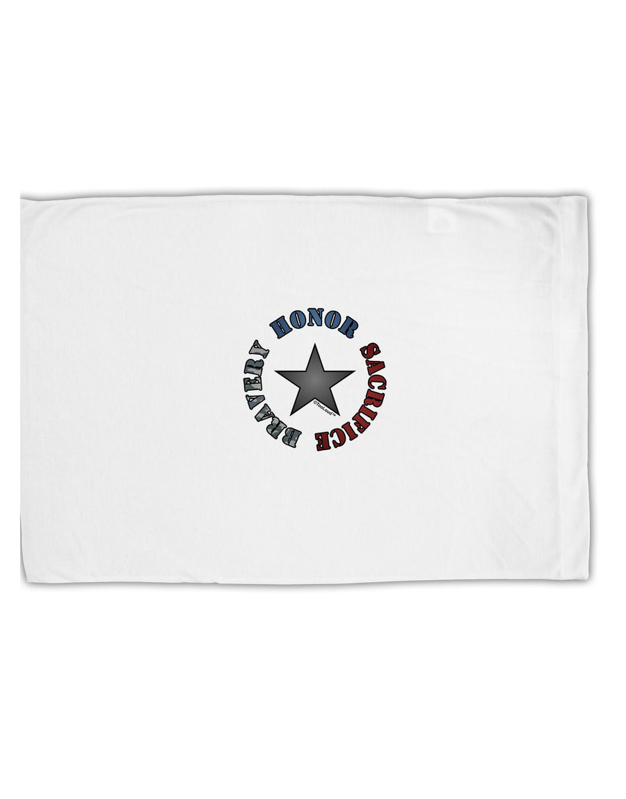 Honor Sacrifice Bravery Standard Size Polyester Pillow Case by TooLoud-Pillow Case-TooLoud-White-Davson Sales