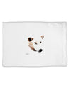 TooLoud White Wolf Head Cutout Standard Size Polyester Pillow Case-Pillow Case-TooLoud-White-Davson Sales