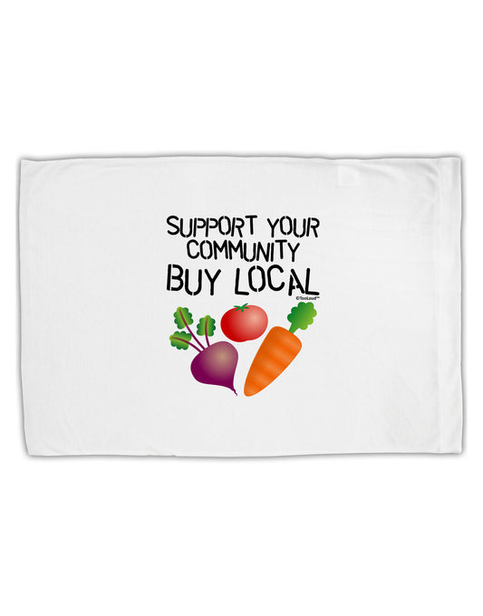 Support Your Community - Buy Local Standard Size Polyester Pillow Case-Pillow Case-TooLoud-White-Davson Sales