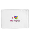 I Heart My Daughter - Autism Awareness Standard Size Polyester Pillow Case by TooLoud-Pillow Case-TooLoud-White-Davson Sales