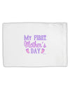 My First Mother's Day - Baby Feet - Pink Standard Size Polyester Pillow Case by TooLoud-Pillow Case-TooLoud-White-Davson Sales