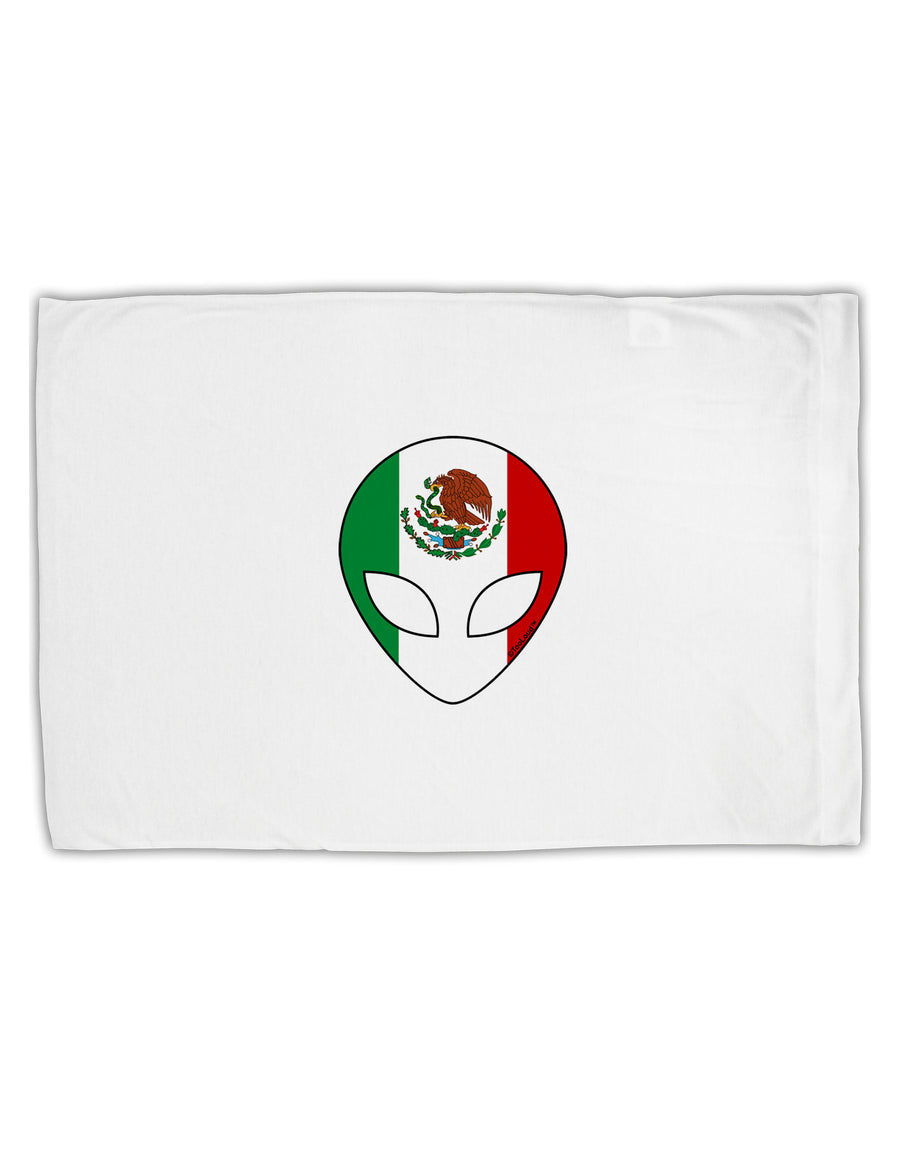 Mexican Flag Extraterrestrial Standard Size Polyester Pillow Case by TooLoud-Pillow Case-TooLoud-White-Davson Sales