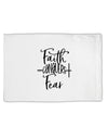 TooLoud Faith Conquers Fear Standard Size Polyester Pillow Case