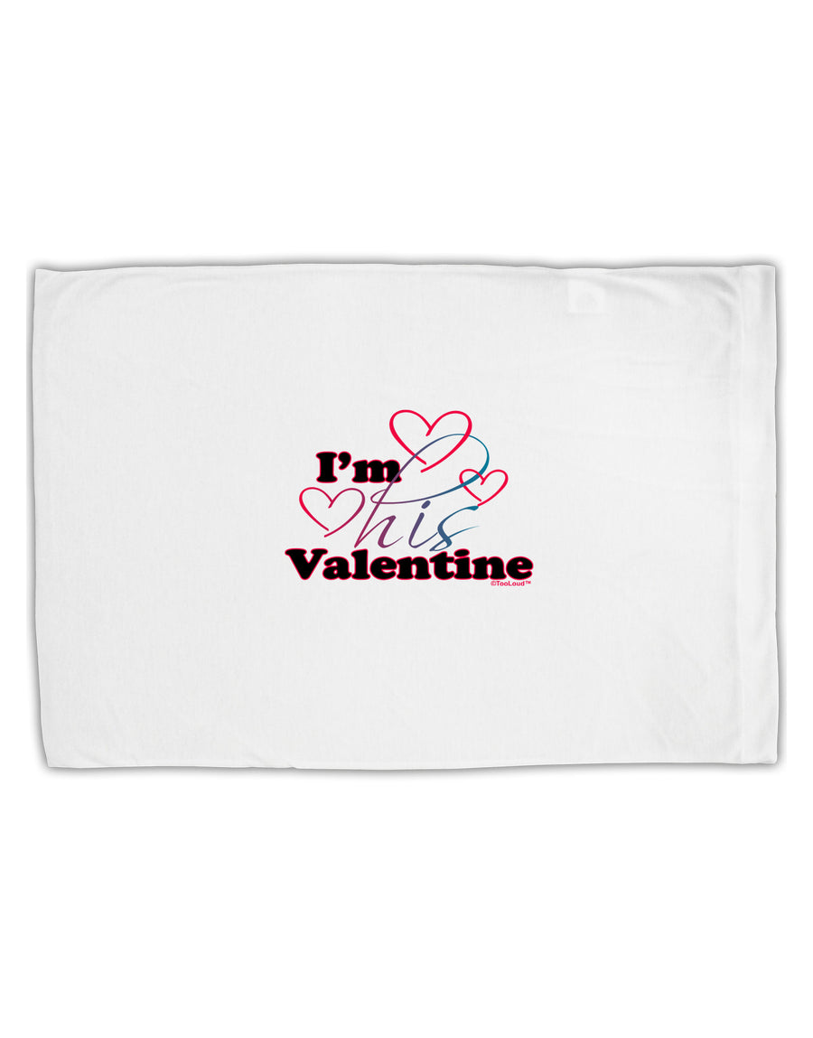 I'm HIS Valentine Standard Size Polyester Pillow Case-Pillow Case-TooLoud-White-Davson Sales