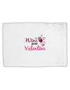 TooLoud Wine Is My Valentine Standard Size Polyester Pillow Case-Pillow Case-TooLoud-White-Davson Sales