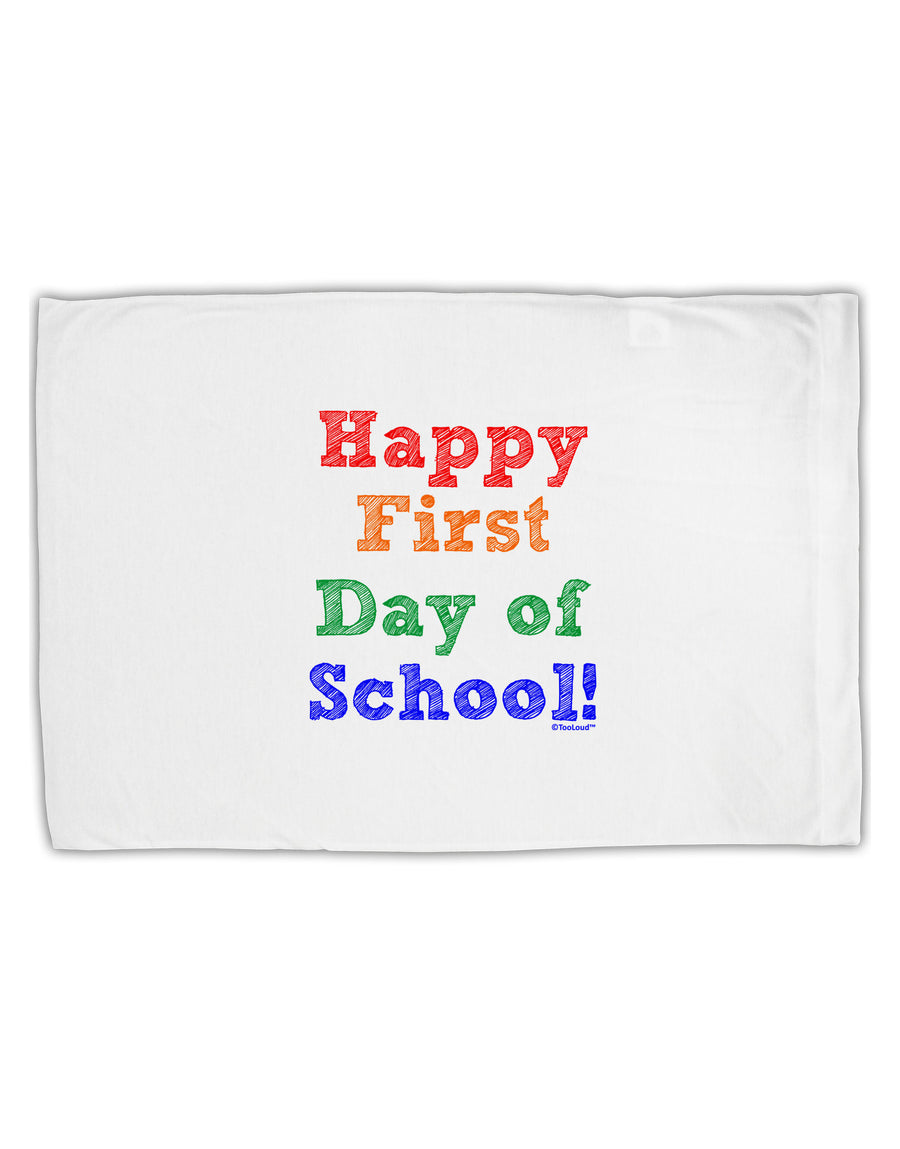 Happy First Day of School Standard Size Polyester Pillow Case-Pillow Case-TooLoud-White-Davson Sales