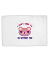I Can't Bear to be Without You Standard Size Polyester Pillow Case by TooLoud