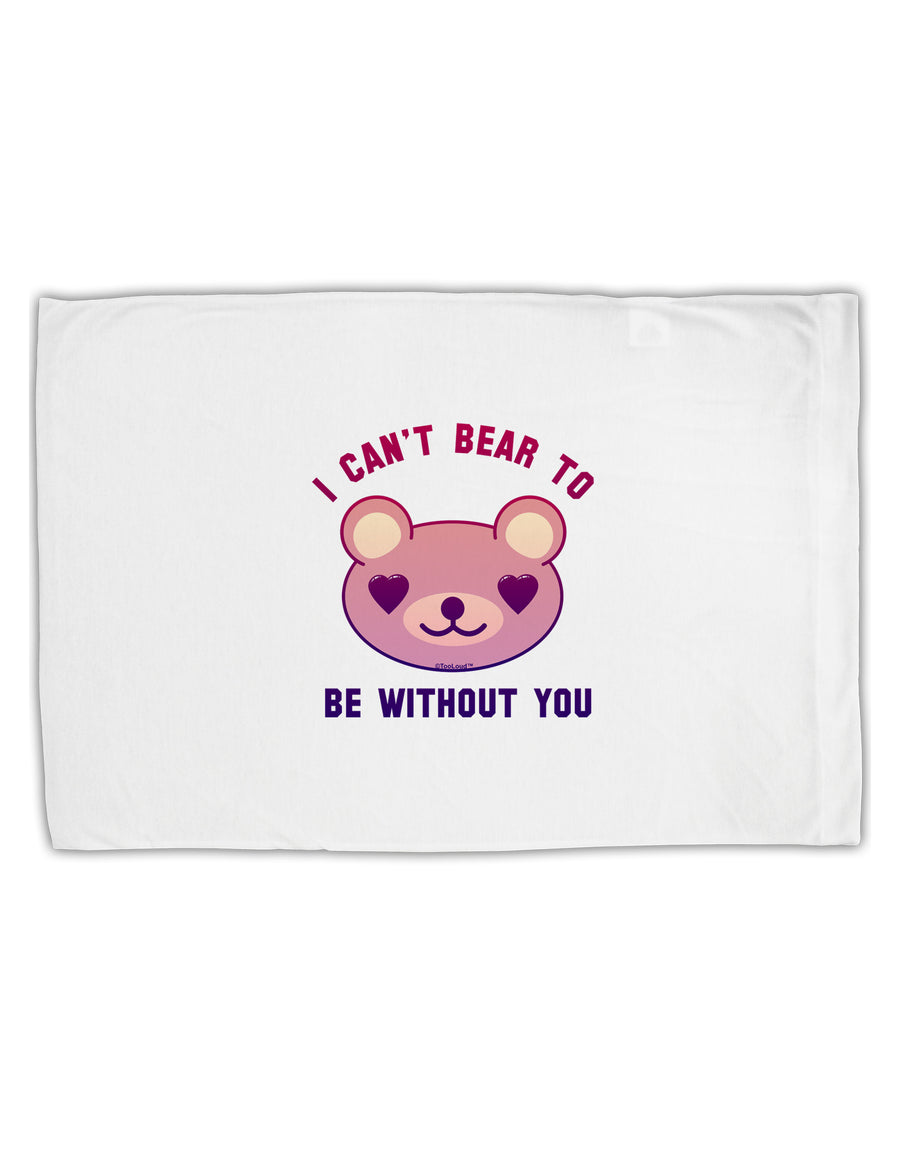 I Can't Bear to be Without You Standard Size Polyester Pillow Case by TooLoud-Pillow Case-TooLoud-White-Davson Sales