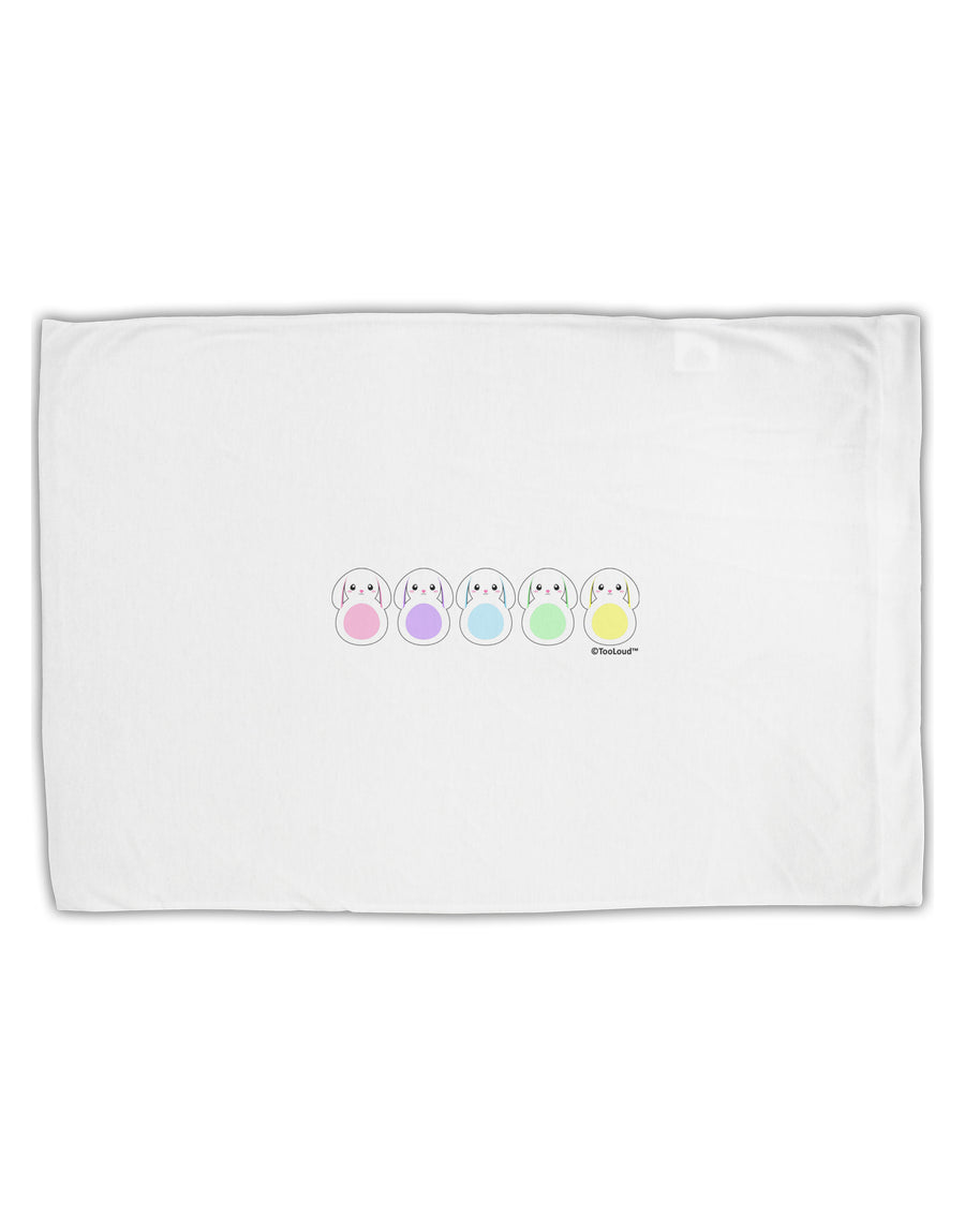 Cute Pastel Bunnies Standard Size Polyester Pillow Case by TooLoud-Pillow Case-TooLoud-White-Davson Sales