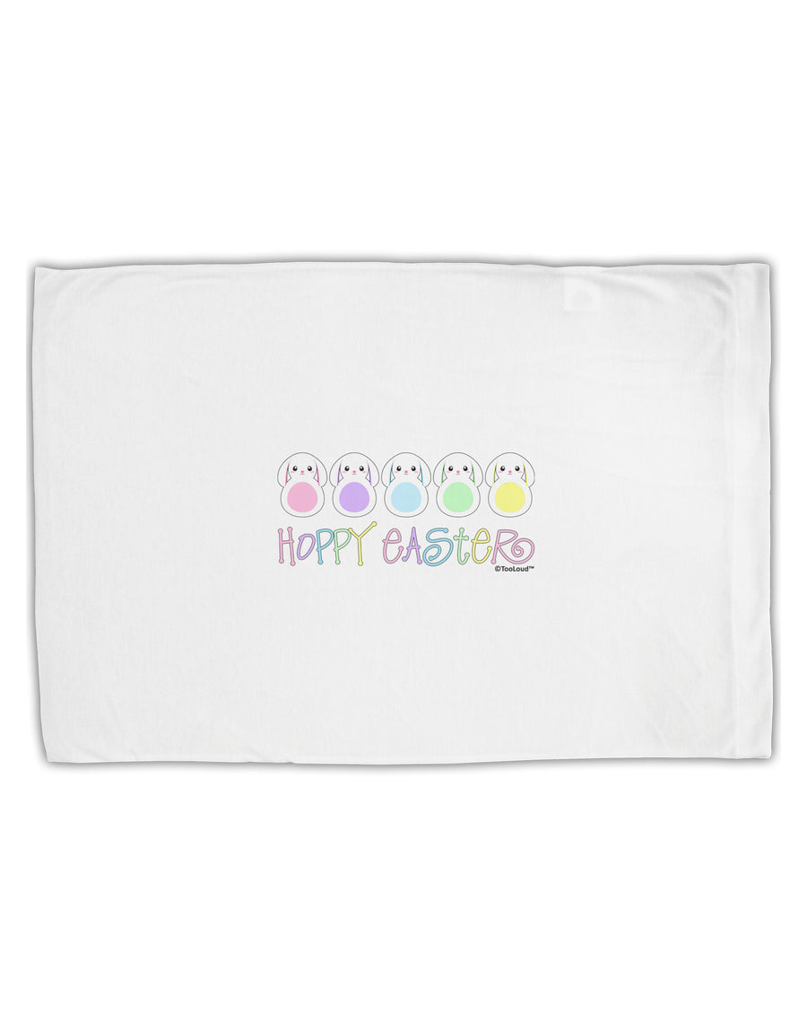 Cute Pastel Bunnies - Hoppy Easter Standard Size Polyester Pillow Case by TooLoud-Pillow Case-TooLoud-White-Davson Sales