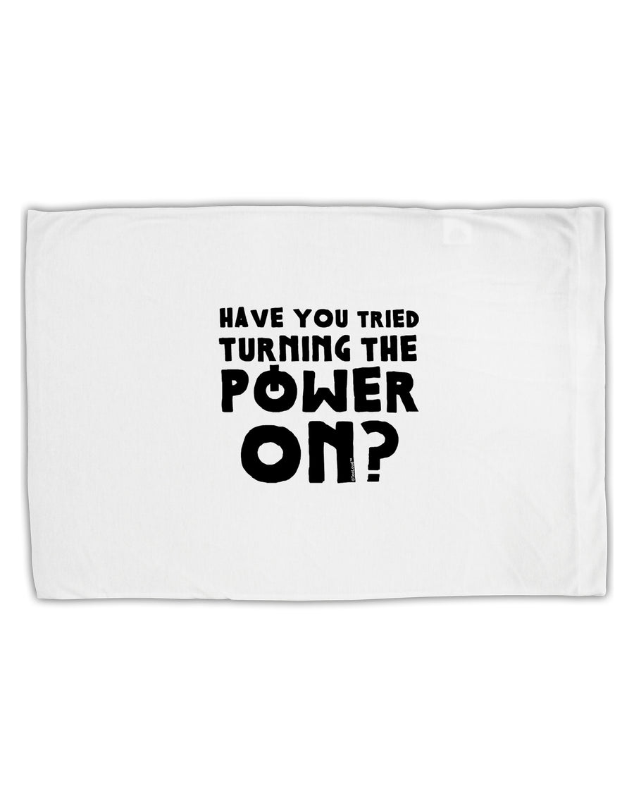 Turning the Power On Standard Size Polyester Pillow Case by TooLoud-Pillow Case-TooLoud-White-Davson Sales