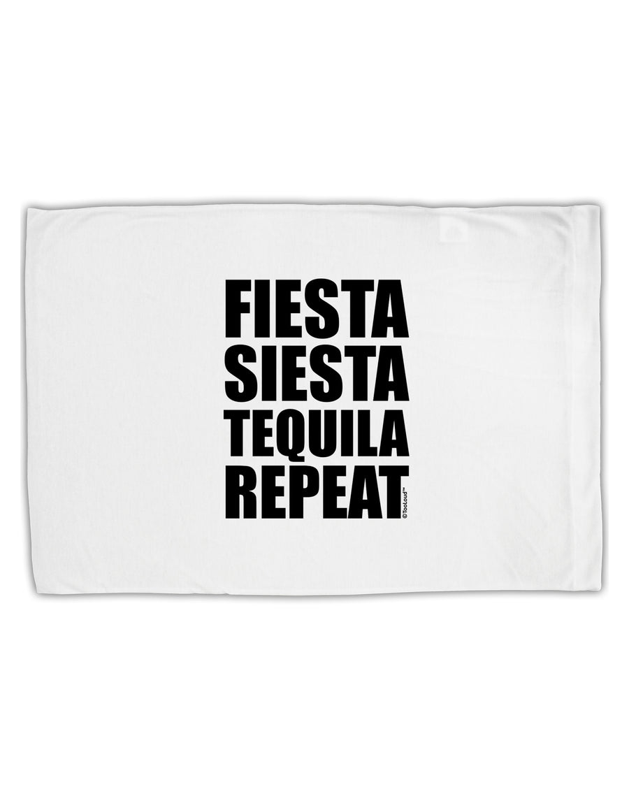 Fiesta Siesta Tequila Repeat Standard Size Polyester Pillow Case by TooLoud-Pillow Case-TooLoud-White-Davson Sales