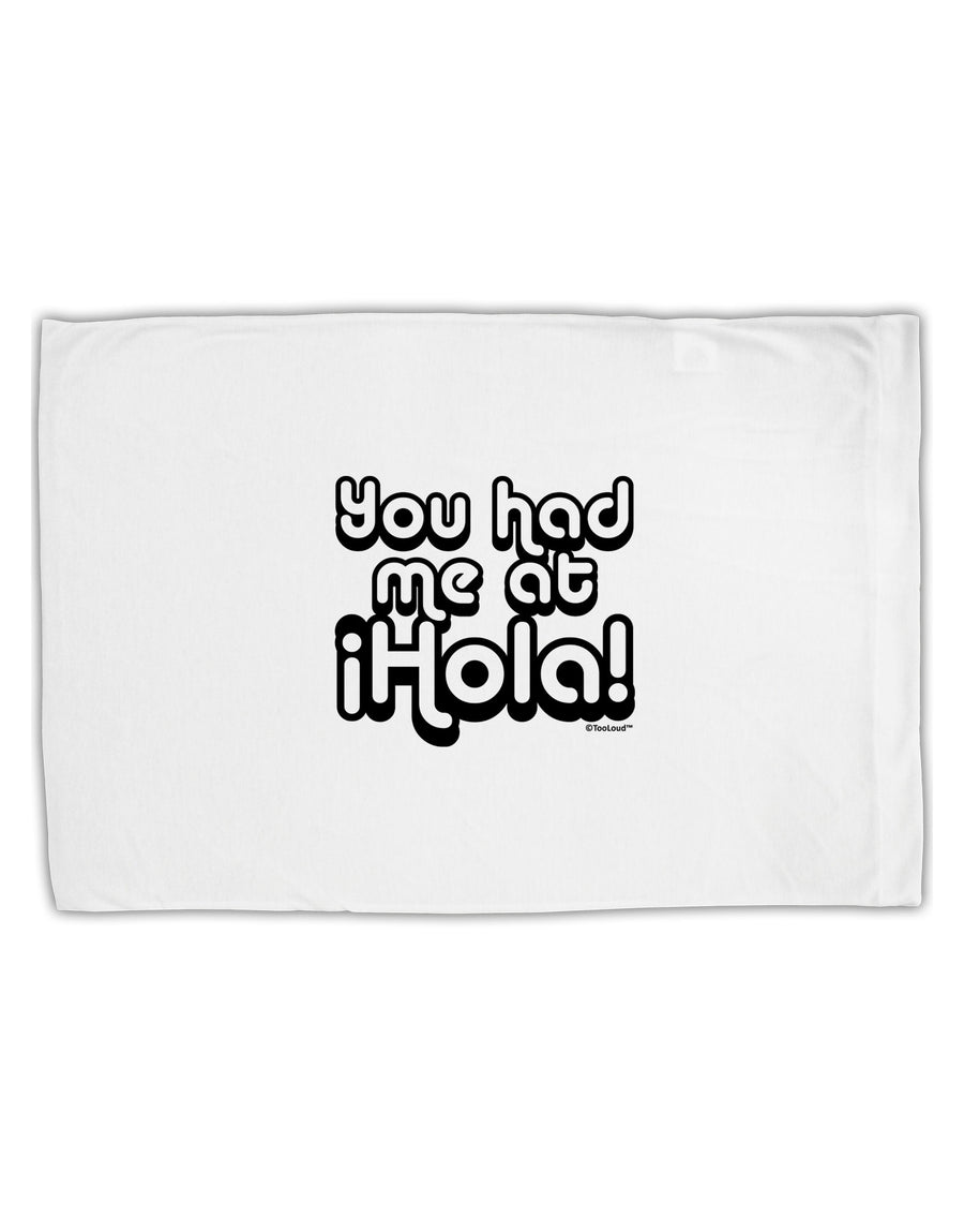 You Had Me at Hola Standard Size Polyester Pillow Case by TooLoud-Pillow Case-TooLoud-White-Davson Sales