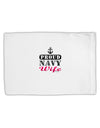Proud Navy Wife Standard Size Polyester Pillow Case-Pillow Case-TooLoud-White-Davson Sales