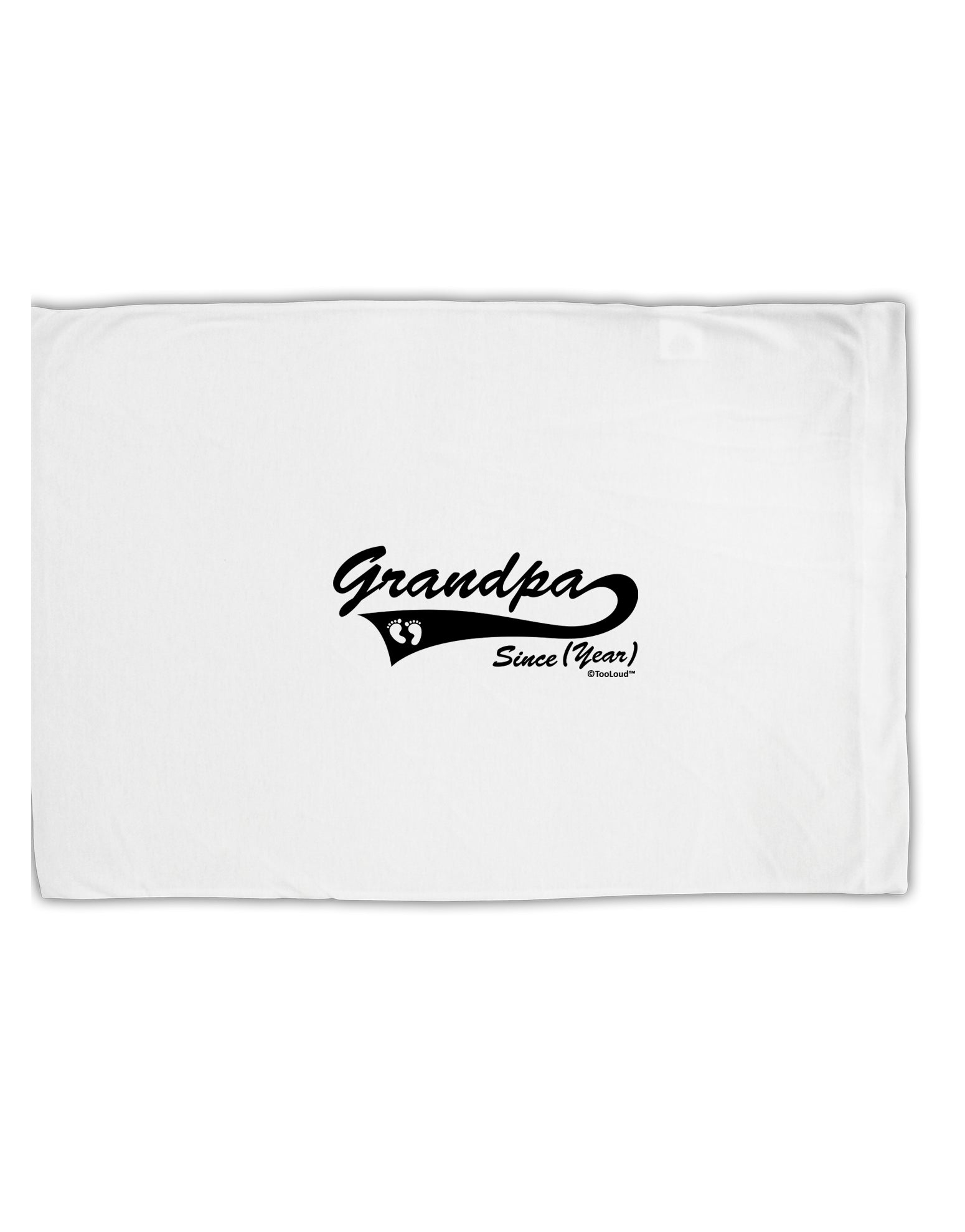 TooLoud Custom Grandpa Since YOUR YEAR Standard Size Polyester Pillow Case-Pillow Case-TooLoud-Davson Sales