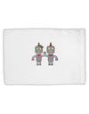 Cute Robot Love Standard Size Polyester Pillow Case by TooLoud-Pillow Case-TooLoud-White-Davson Sales