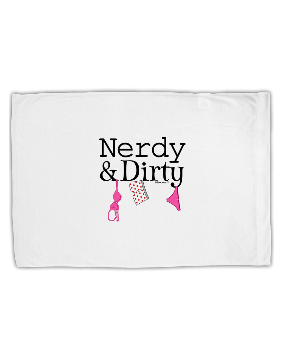 Nerdy and Dirty Standard Size Polyester Pillow Case by TooLoud-Pillow Case-TooLoud-White-Davson Sales