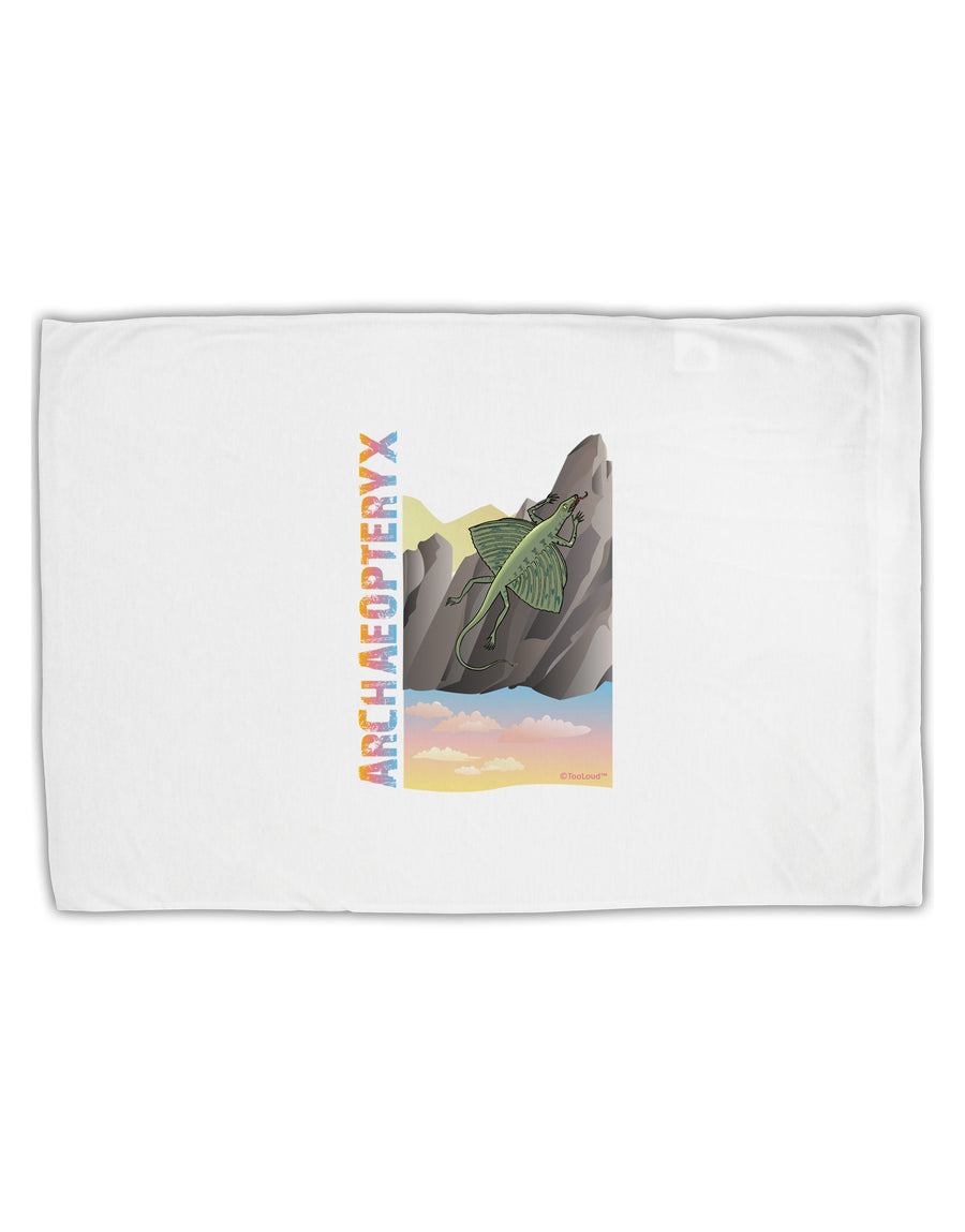 Archaopteryx - With Name Standard Size Polyester Pillow Case by TooLoud-Pillow Case-TooLoud-White-Davson Sales