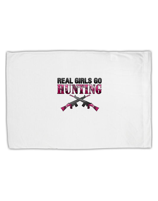 Real Girls Go Hunting Standard Size Polyester Pillow Case-Pillow Case-TooLoud-White-Davson Sales
