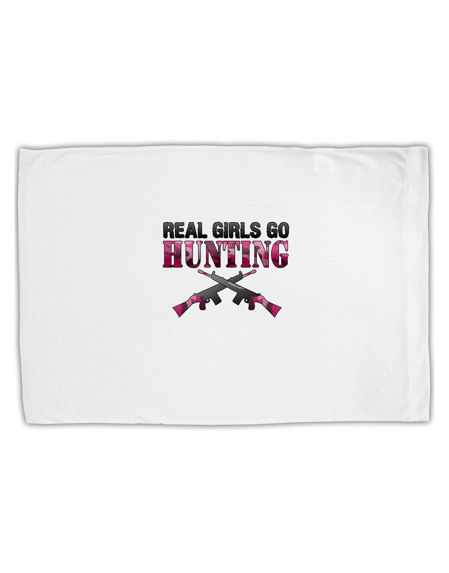 Real Girls Go Hunting Standard Size Polyester Pillow Case-Pillow Case-TooLoud-White-Davson Sales