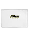 May The Fourth Be With You Standard Size Polyester Pillow Case-Pillow Case-TooLoud-White-Davson Sales