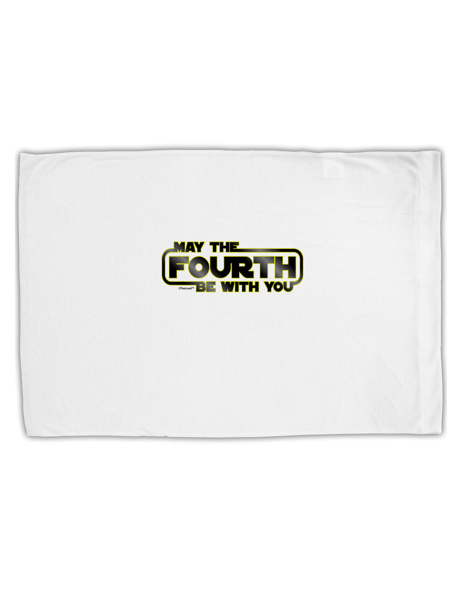 May The Fourth Be With You Standard Size Polyester Pillow Case-Pillow Case-TooLoud-White-Davson Sales