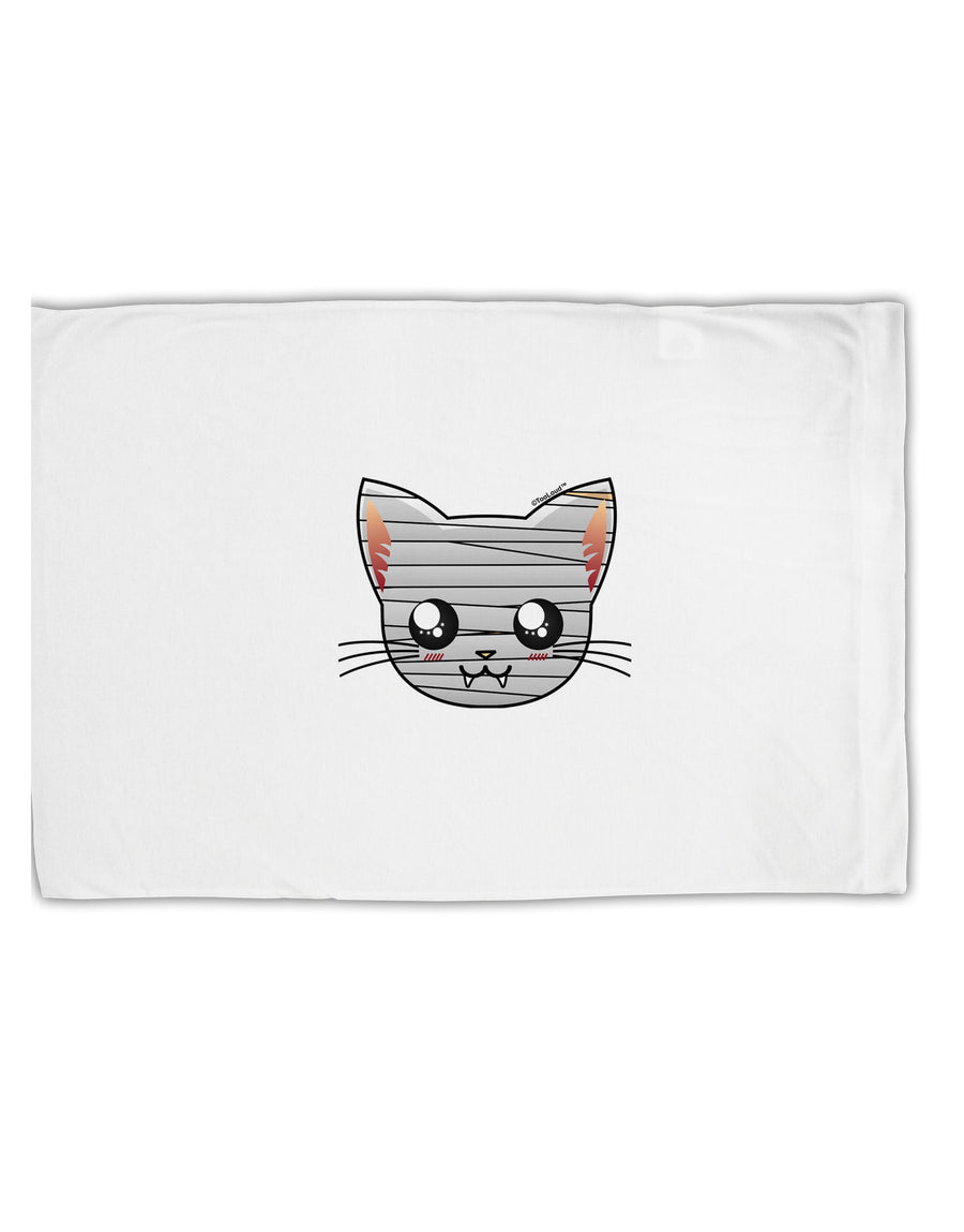 Mummy Kitty Standard Size Polyester Pillow Case by TooLoud-Pillow Case-TooLoud-White-Davson Sales