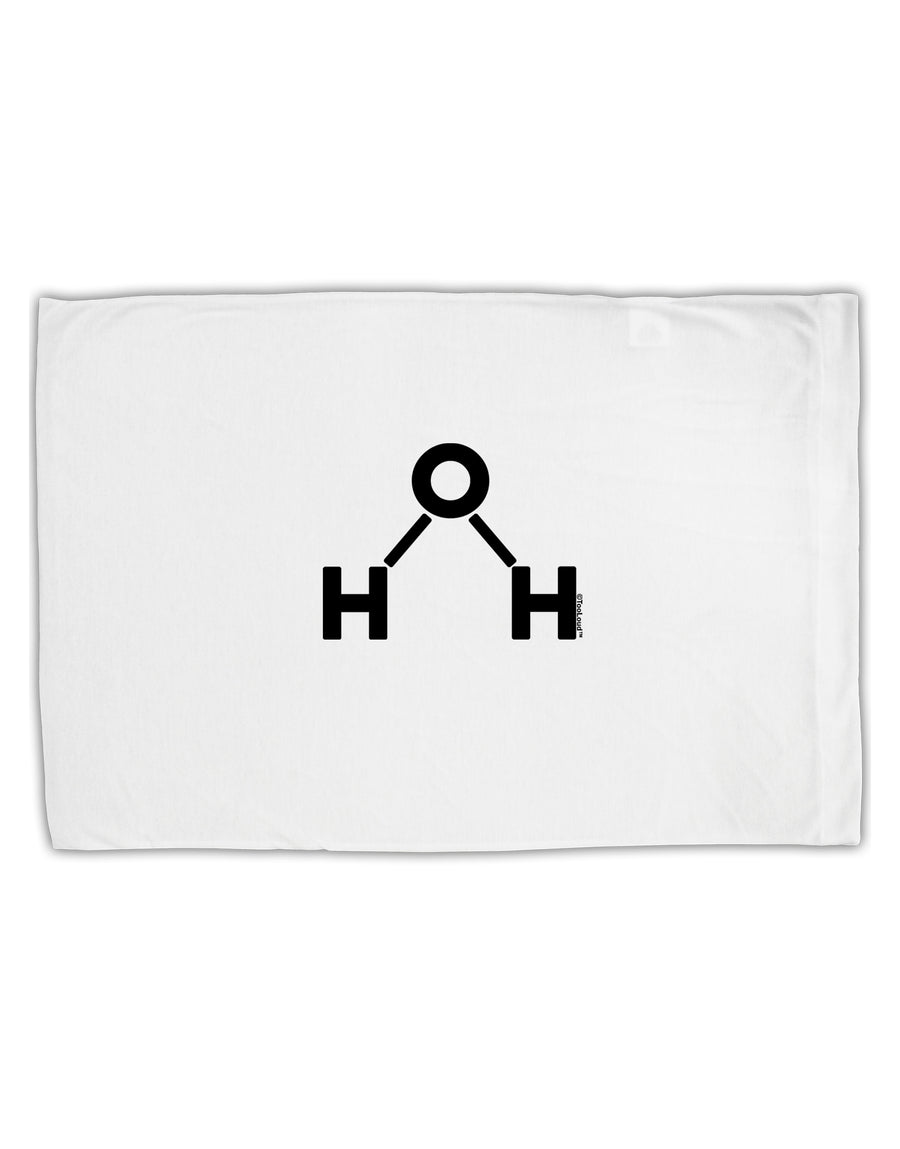 Water Molecule Text Standard Size Polyester Pillow Case by TooLoud-Pillow Case-TooLoud-White-Davson Sales