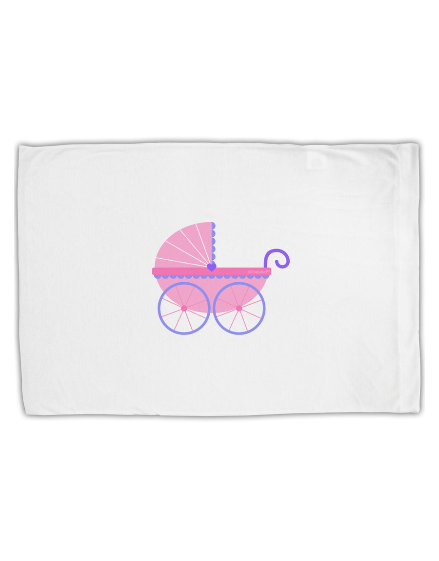 Baby Girl Carriage Standard Size Polyester Pillow Case-Pillow Case-TooLoud-White-Davson Sales