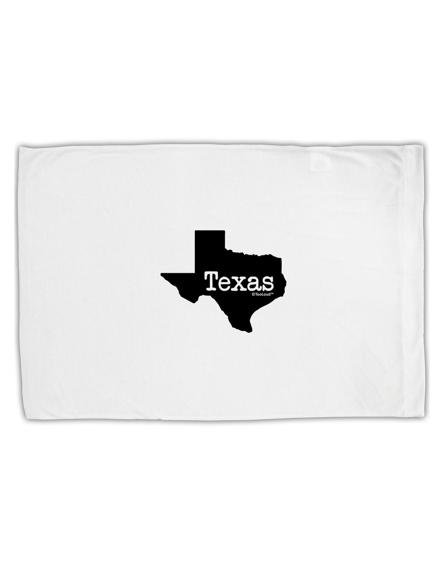 Texas - United States Shape Standard Size Polyester Pillow Case by TooLoud-Pillow Case-TooLoud-White-Davson Sales