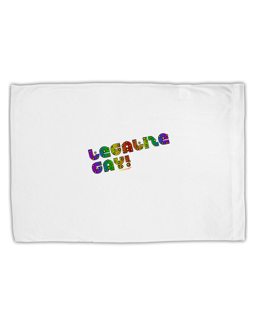 Legalize Gay - Rainbow Standard Size Polyester Pillow Case-Pillow Case-TooLoud-White-Davson Sales