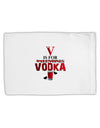 V Is For Vodka Standard Size Polyester Pillow Case-Pillow Case-TooLoud-White-Davson Sales