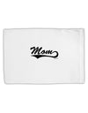 Mom - Sports Tail Script Standard Size Polyester Pillow Case by TooLoud-Pillow Case-TooLoud-White-Davson Sales