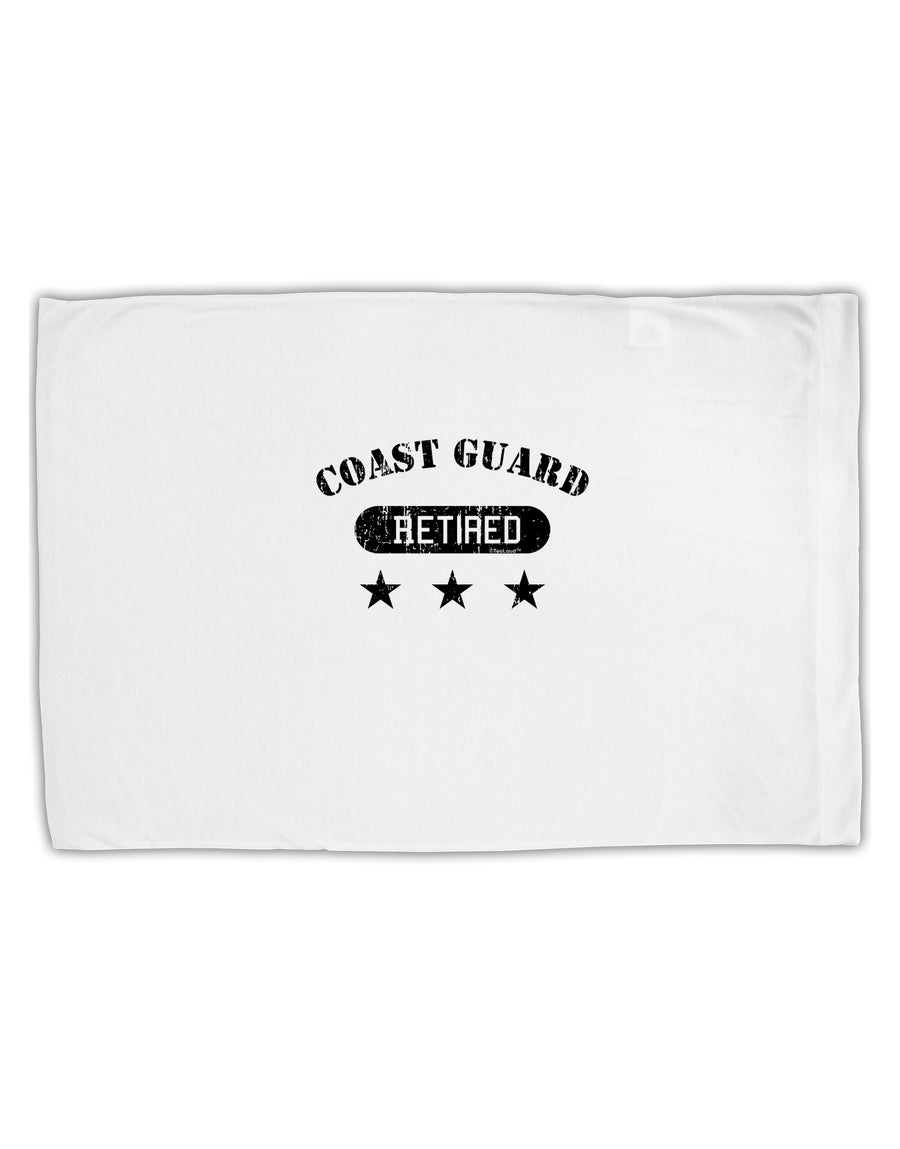 Retired Coast Guard Standard Size Polyester Pillow Case by TooLoud-Pillow Case-TooLoud-White-Davson Sales